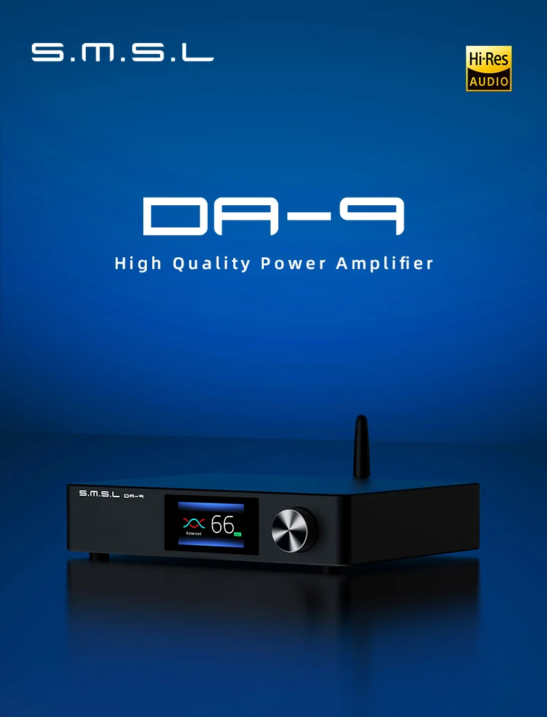 amp stands SMSL DA-9 High Quality Power Amplifier Bluetooth 5.0 Amp APT- X Support DA9 with Remote Control SU-9 SH-9 4 channel amp