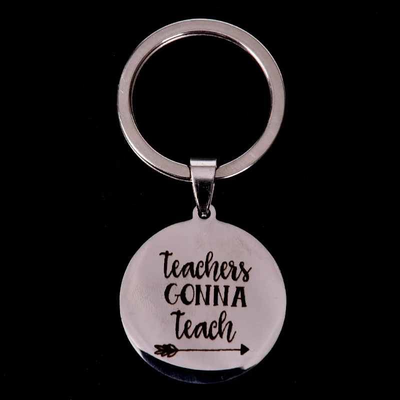 Hot New Fashion Stainless Steel Keychain Thanksgiving Gift Teacher
