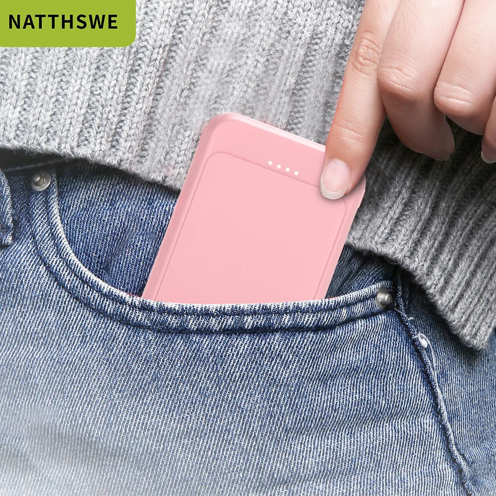 NATTHSWE 16000 мАч Внешний аккумулятор usb type-C PD Быстрая зарядка для iPhone 11 Pro Max samsung Внешний аккумулятор