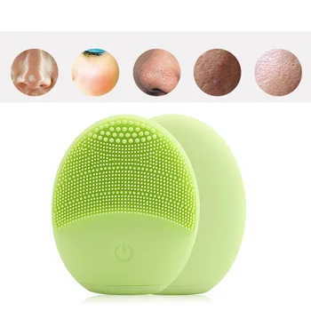 

Face Washing Brush Electric Ultrasonic Silicone Facial Cleansing Brush Face Cleansing Instrument Battery Type