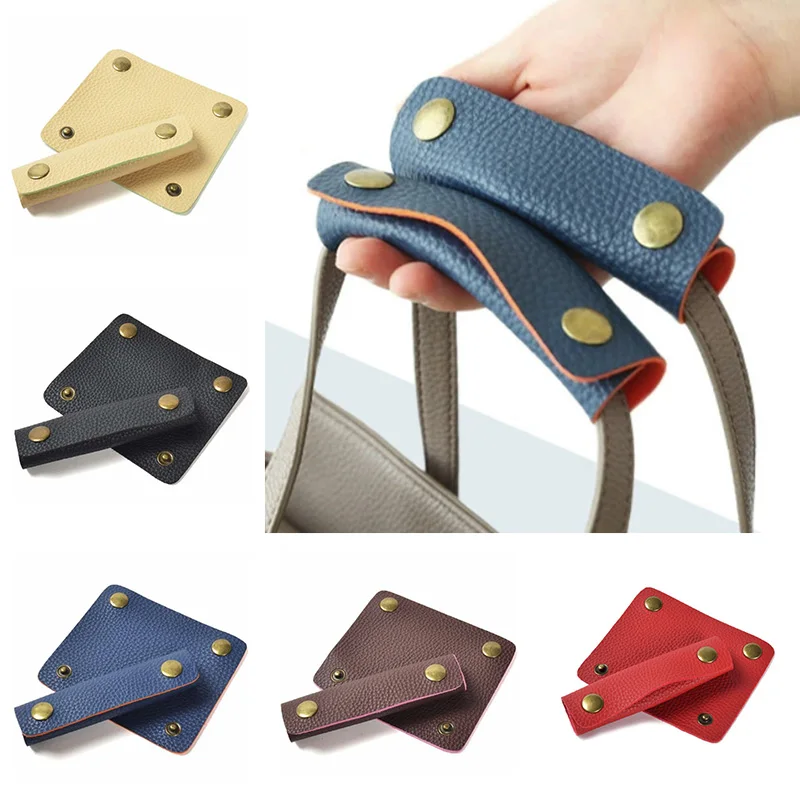 Protección para manija de equipaje, almohadilla de cuero PU anticorrea, bolsa de equipaje de viaje, accesorios para bolsa, 1 ud.