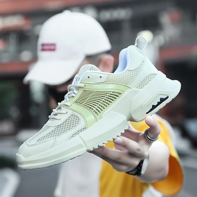 

2019 Spring New Style Skate Shoes MEN'S SHOES Breathable Trend Korean-style Versatile Men Athletic Shoes Casual Shoes Trendy Sho
