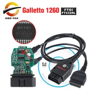 Galletto 1260 ECU чип Тюнинг инструмент EOBD/OBD2/OBDII Flasher Galleto 1260 ECU Flasher с FTDI FT232RQ тюнинг двигателя - изображение