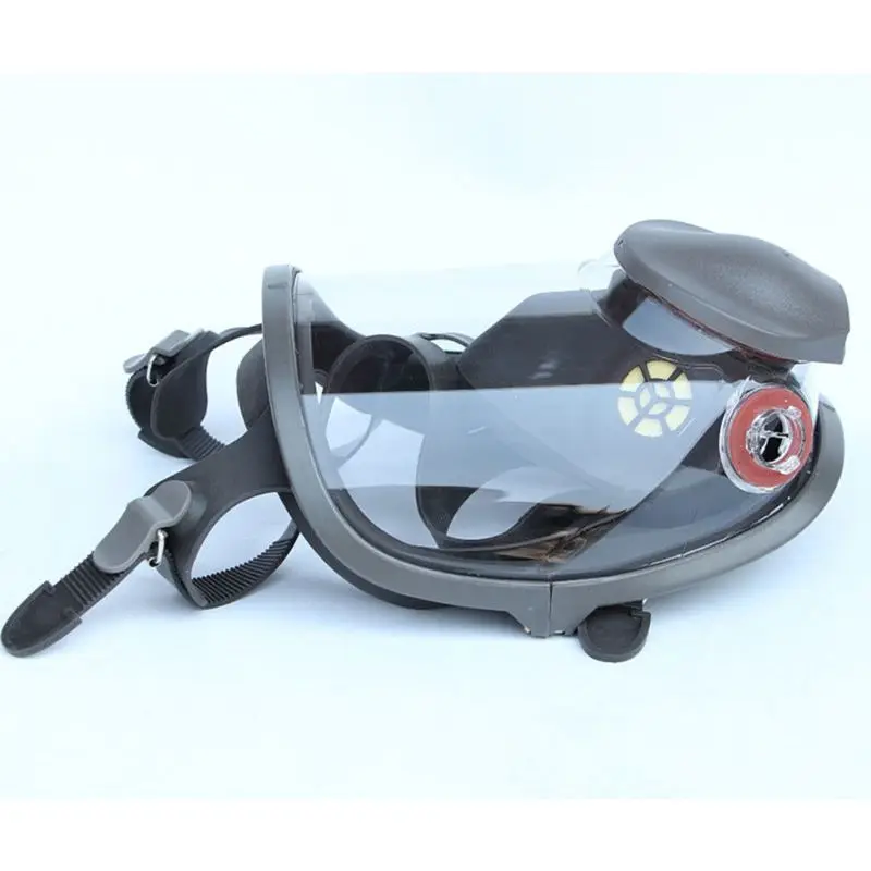 

Full Face Facepiece Respirator Kit Painting Spraying Dust Silicone Gas Mask M5TB