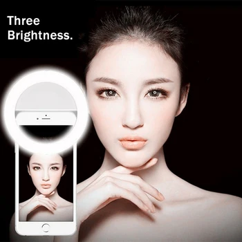 

Fill light USB Charge Selfie Portable Flash Led Camera Phone Photography Ring Light Enhancing Photography for iPhone Samsung