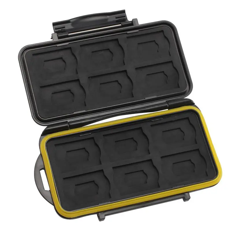 2019Newest SD Memory Card Cases Portable Waterproof SD Memory Card Storage Bag SD Memory Card Carrying Box