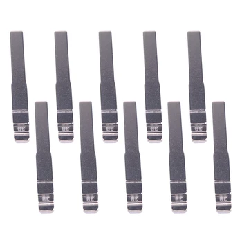 

DWCX 10pcs 58# Uncut Flip KD Remote Lot Key Blade Blank Metal Silver Fit For Citroen Peugeot VA2