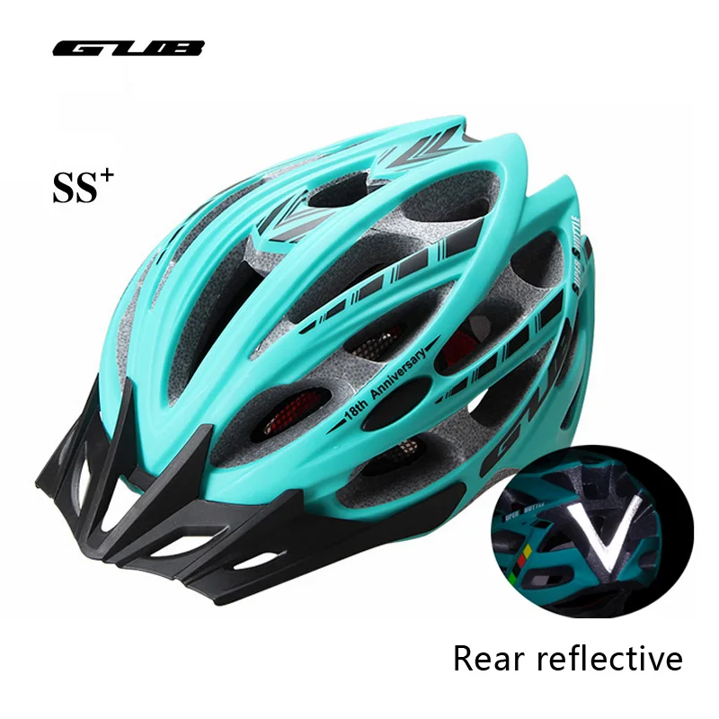 GUB Reflective Cycling Helmet Men Women MTB Road Bike Helmet Integrally-Molded Outdoor Protective Bicycle Helmet 30 Air Vents