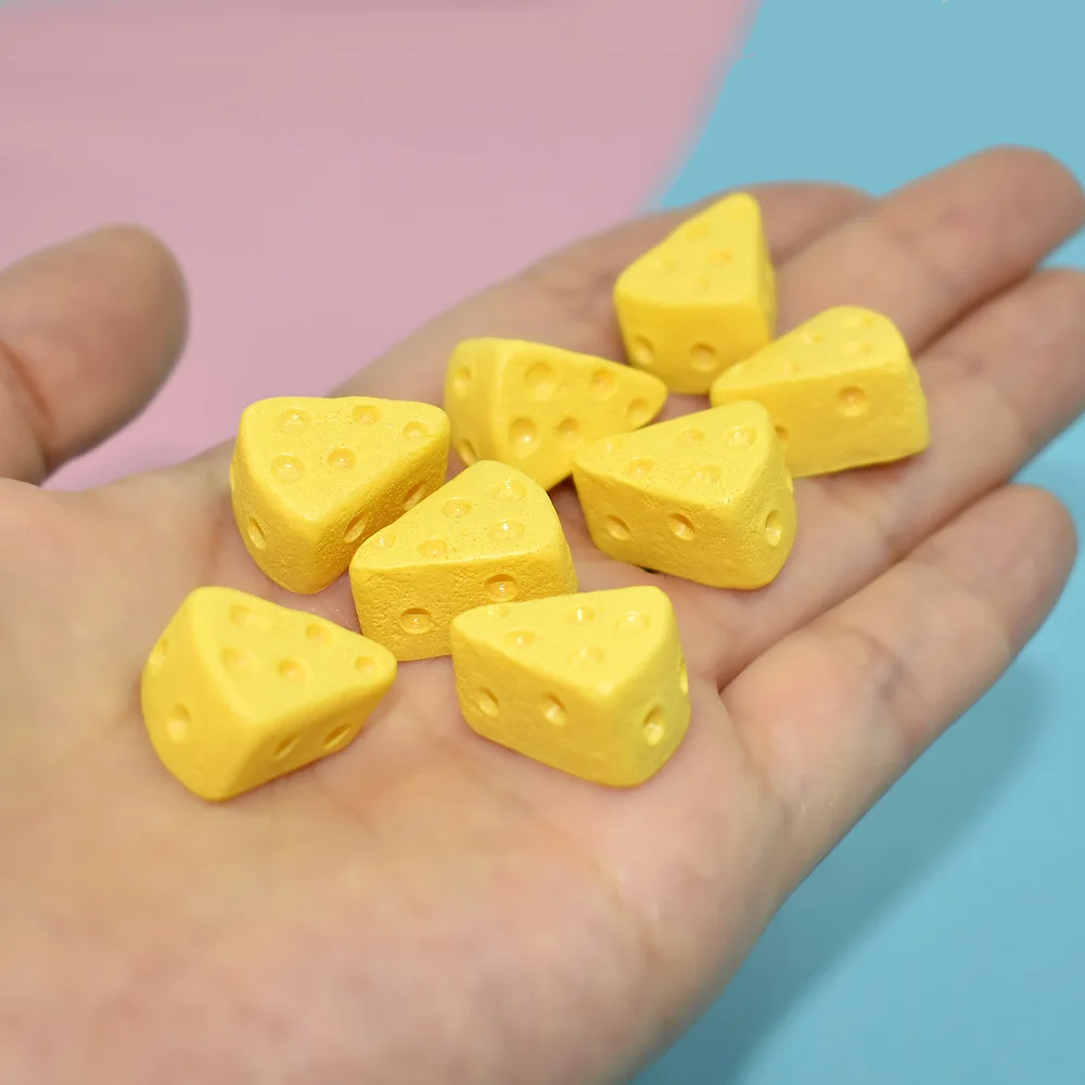

Boxi Additives For Slime Cute Resin Cheese Cake Charms New Supplies DIY Kit Accessories Filler for Fluffy Clear Cloud Slime