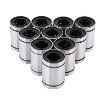 

10Pcs 12mm Lm12Uu Linear Motion Ball Bearing Bushing for 12mm Rod 3D Printer Cnc Parts