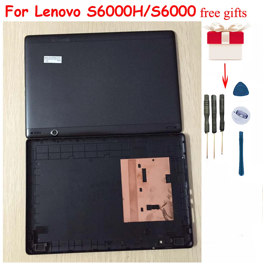 Темно синяя крышка батареи задняя чехол для Lenovo S6000H/S6000 10 1&quot|Корпусы и рамки