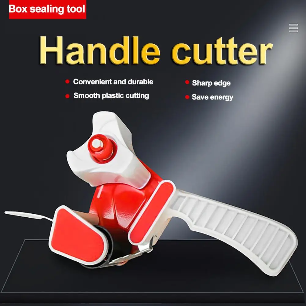 

Manual Carton Sealer Packing Machine 5.6cm Sealing Tape Cutter Holder Dispenser
