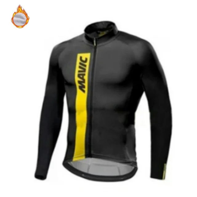 cycling jersey 8 Зимняя одежда для велоспорта, дышащая, горячая шерсть, одежда для велоспорта, с длинным рукавом, уличная спортивная одежда, MTB, комплект для велоспорта, костюм для велоспорта - Цвет: cycling jersey 8