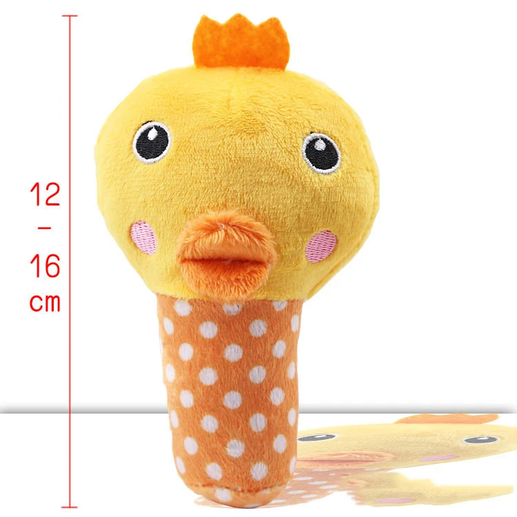 yellow duck Животные игрушки Мультяшные собачки набитый крякающий питомец игрушка милый плюшевый пазл для собак кошка жужжащий скрипач игрушка для домашних животных - Цвет: yellow duck