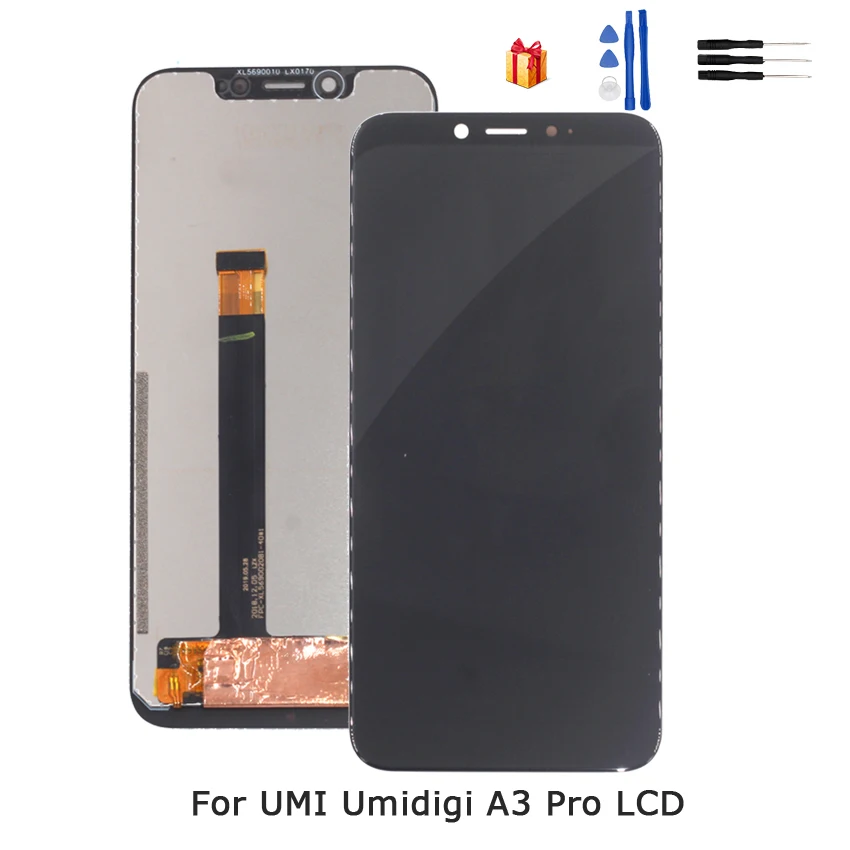 Оригинальный ЖК-дисплей для Umi umidigi A3 Pro сенсорный экран в сборе запчасти ремонта