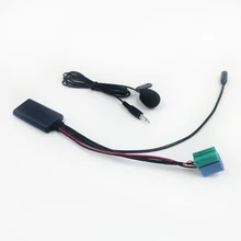 Biurlink 150CM samochodowy Bluetooth 5.0 AUX Adapter Audio MINI ISO 6Pin i 8Pin przewód AUX do radia aktualizacyjnego Renault