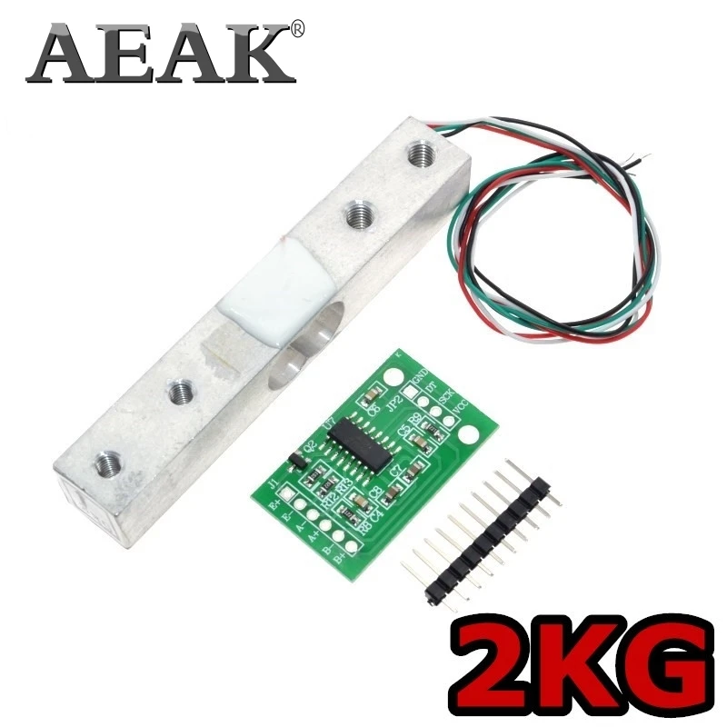 AEAK цифровой тензодатчик датчик веса 2 кг портативные электронные кухонные весы+ HX711 датчик взвешивания s Ad Модуль