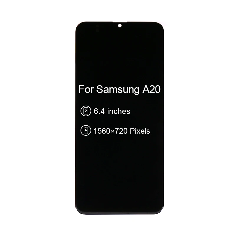 5 шт./лот AMOLED ЖК-дисплей для SAMSUNG Galaxy A20 дисплей сенсорный A205/DS A205F A205FD A205A экран дигитайзер DHL EMS