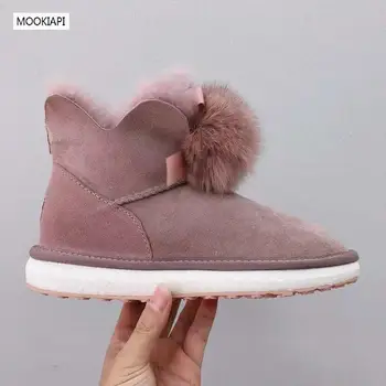 

Australia's top quality women's shoes in 2019, the latest popcorn-soled women's snow boots, real sheepskin, 100% natural wool