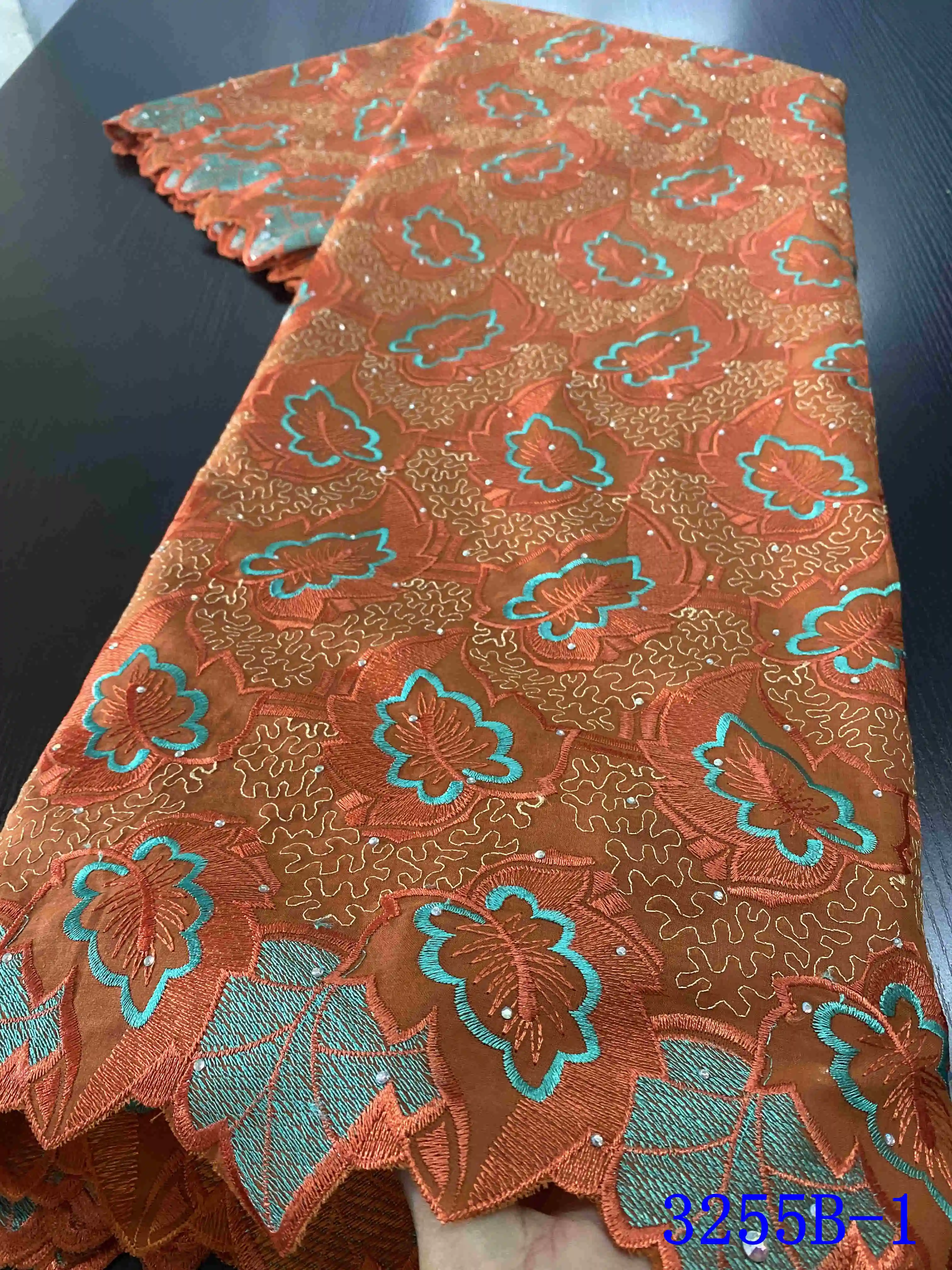 2020 Высококачественная нигерийская хлопчатобумажная ткань Последняя