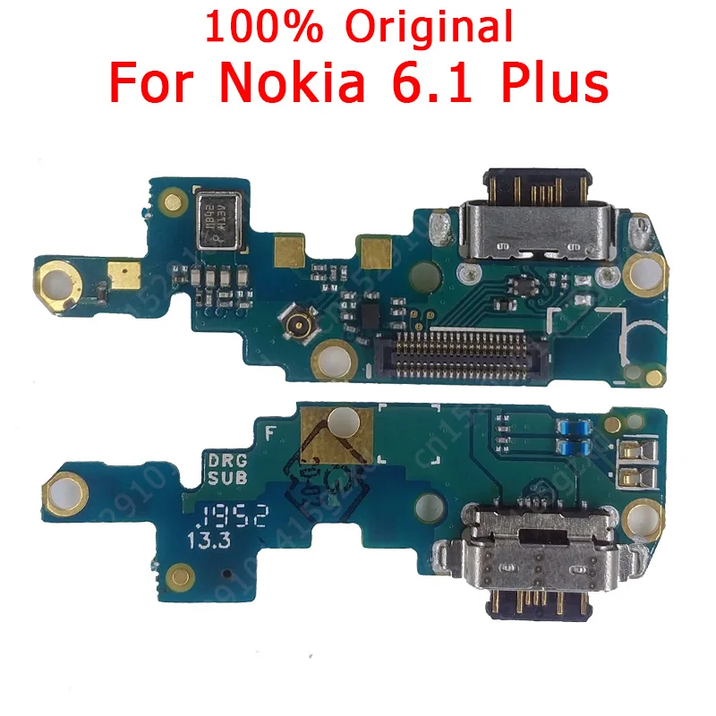 Оригинальная зарядная Плата USB для Nokia 6 1 плюс зарядный порт зарядное устройство