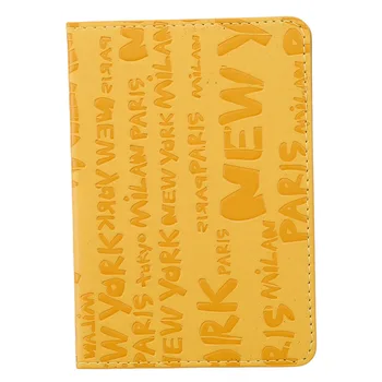 

High Quality Simple Versatile Fashion Travel Passport Cover For Men And Women Durable Passport Wallet Hand-made Passport Holder