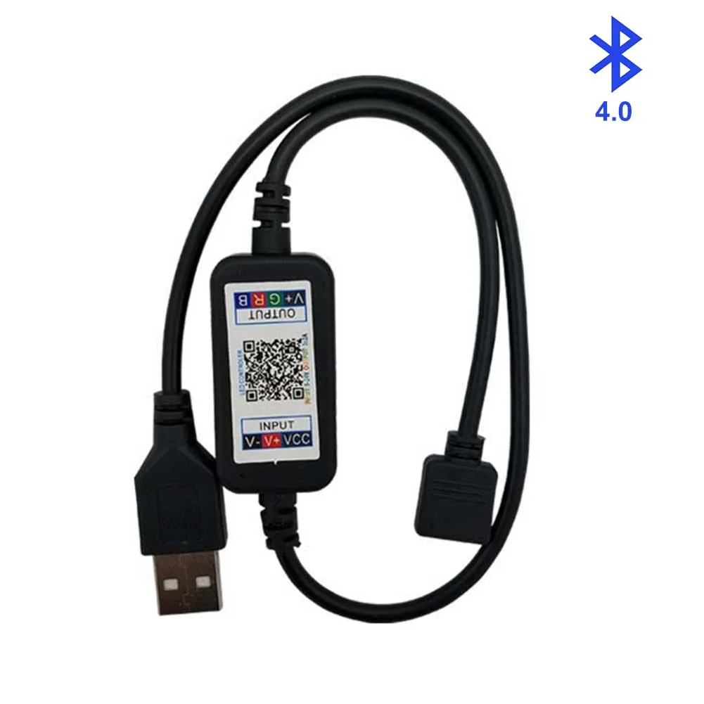 5-24 В постоянного тока, Bluetooth 4,0, умный музыкальный домашний мини-светильник, изменяющий цвета, wifi, беспроводная регулировка, Светодиодная лента, приложение, светильник, пульт дистанционного управления RGB