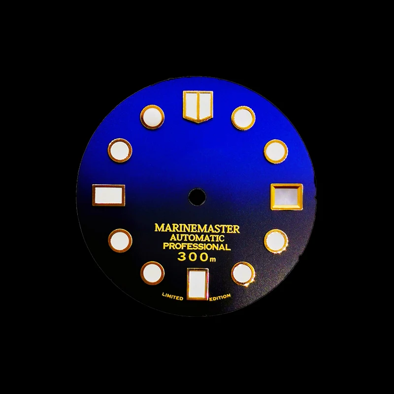 

Seikowatch accessories SKX007//009/SRP21j abalone universal modification luminous gradient blue dial