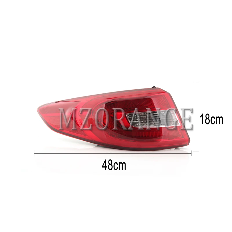 MZORANGE Левая Правая боковая Тормозная задняя Автомобильная Стайлинг Автомобильный светодиодный задний фонарь для hyundai Sonata9