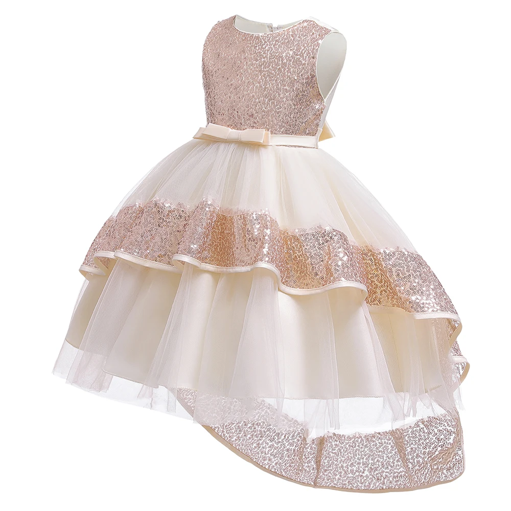 Элегантное платье принцессы для девочек; коллекция года; летнее свадебное платье с цветочным узором для девочек; Детские платья для девочек; рождественское вечернее платье; Vestido