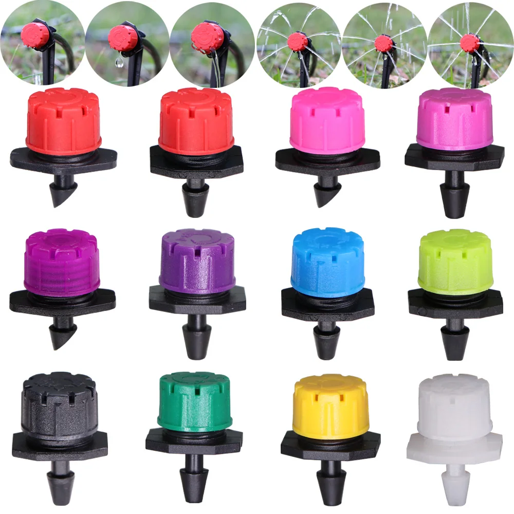 12 Types Of Adjustable 8holes Drippers Garden Irrigation Spinkler