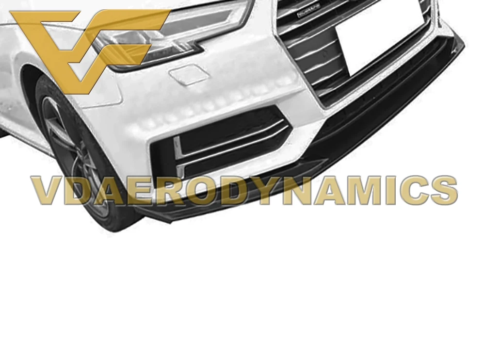 Подходит для 17-19 Audi B9 S4 и A4 с Sline посылка из углеродного волокна VAD-V Комплект переднего бампера для губ-4 стиля на выбор
