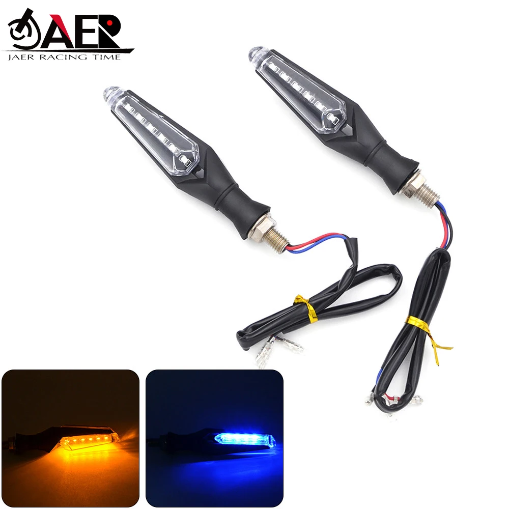 

JAER Universal motorcycle M10 LEDs Turn signal light Flashers for Yamaha Honda Suzuki Motorcross Indicators Blinkers