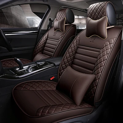 coffee have pillow Универсальный чехол для автомобильных сидений для skoda rapid superb 2 yeti kodiaq octavia a5 автомобильные аксессуары защита сиденья - Название цвета: coffee have pillow