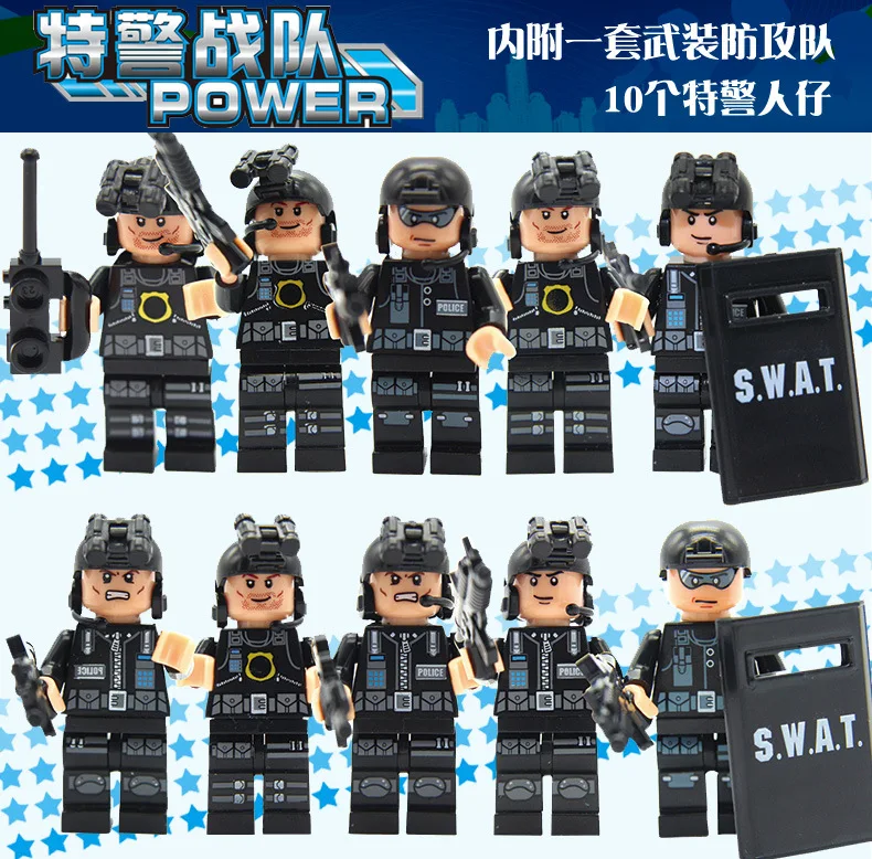 

Qun long Ql0108 Swat Military Medium Transportation Helicopter Children'S Educational Fight Inserted Assembled Building Blocks T