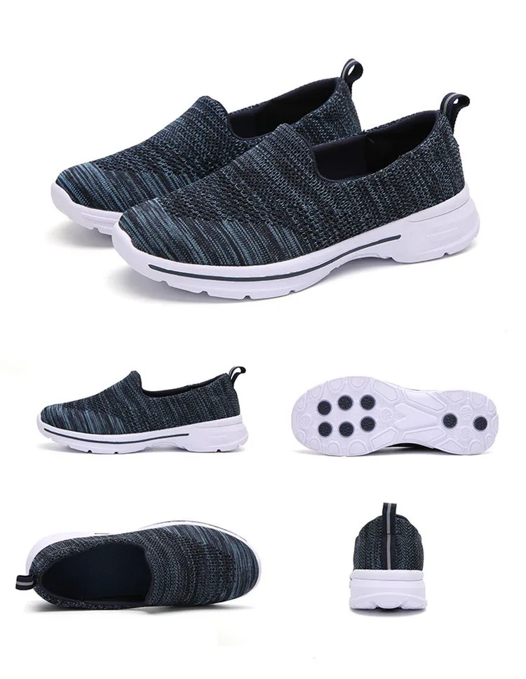 QJ 1938-2019 Autumn Mesh Women Sneakers Woman Sport Walking Flats-4