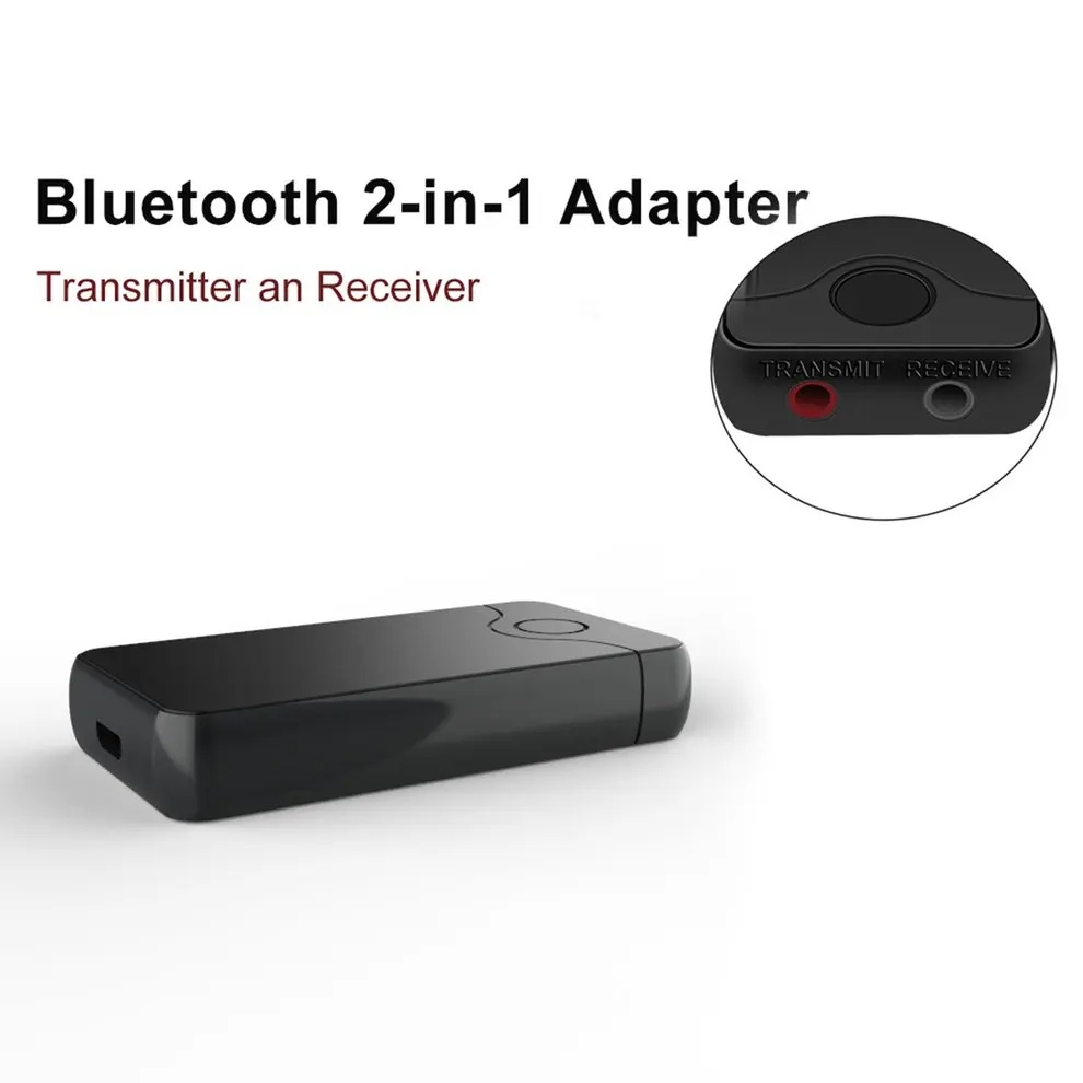 B18+ 2 в 1 Bluetooth передатчик и приемник Беспроводной 3,5 мм аудио Музыка адаптер автомобилей Беспроводной адаптер для Мобильные телефоны лэптоп