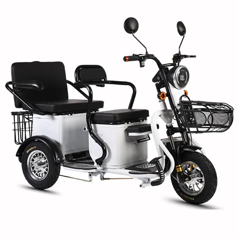 Electric Elderly Scooter Three Wheels Electric Scooters 80KM 60V 800W Portable 3 Wheel Electric Motorcycle With Shopping Basket (14)