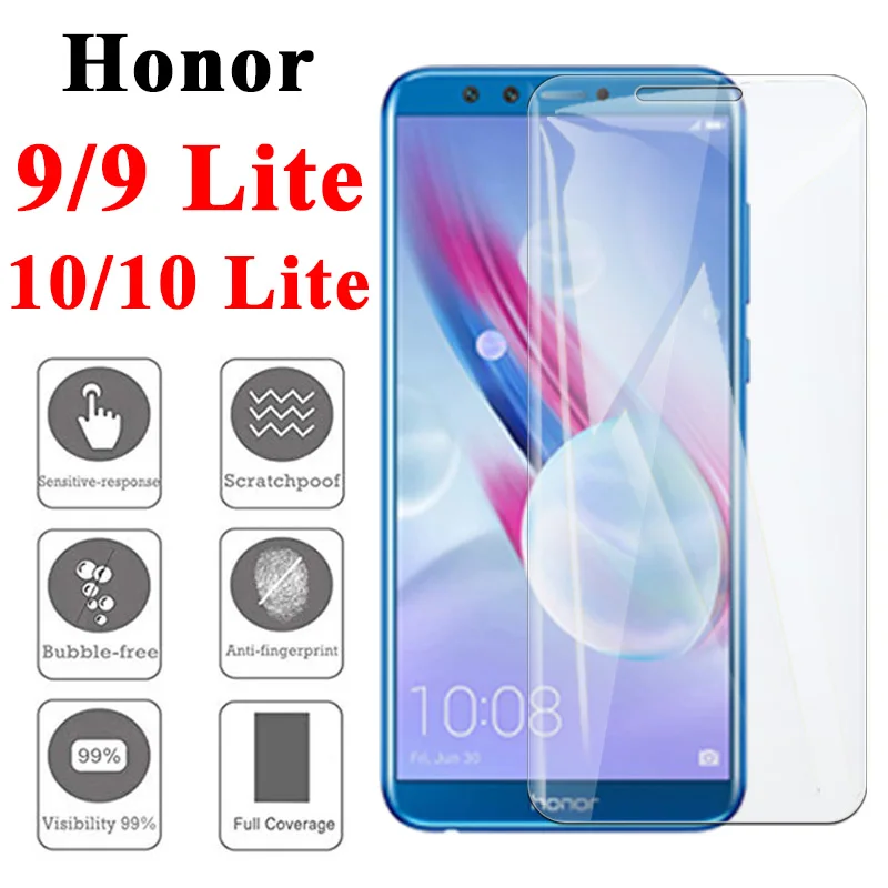 Защитное стекло на Honor 9 Lite для Huawei Honer 10 закаленное Xonor lite защитная пленка экрана
