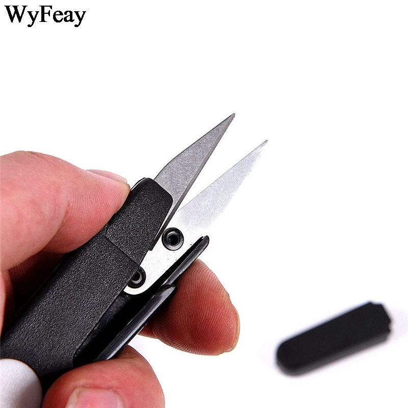 Sewing Scissors Plastic Handle Safety Cover 1 Pcs