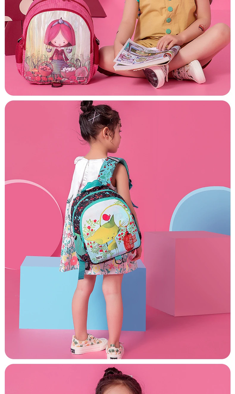 От 3 до 6 лет для мальчиков и девочек, настоящий дизайн, мультяшный рисунок, Детская сумка, школьный рюкзак для детей