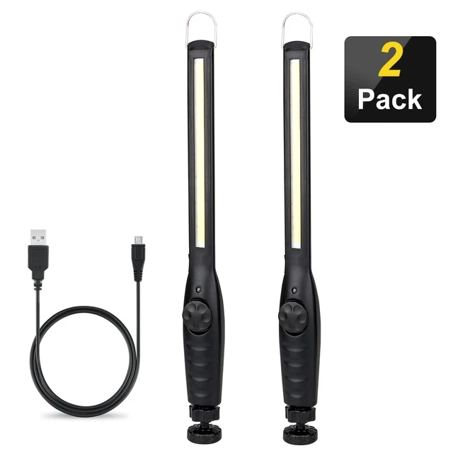 Linterna LED COB para trabajo mecánico, linterna militar recargable por  USB, luz de inspección portátil, lámpara de reparación de automóviles -  AliExpress