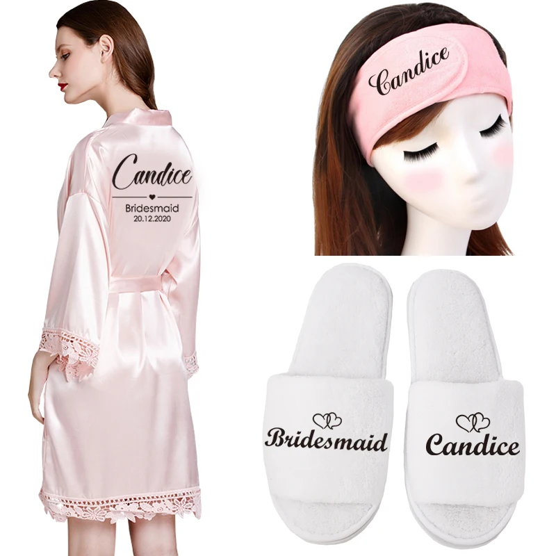 粉色 robe shoe band