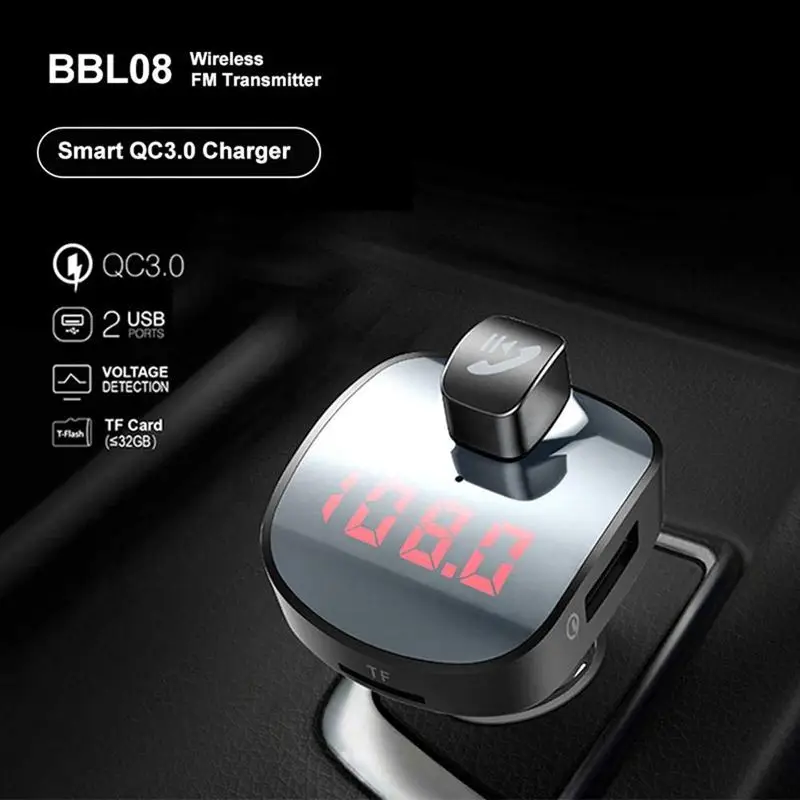 Беспроводной автомобильный Bluetooth fm-передатчик радио адаптер автомобильный комплект MP3-плеер двойной USB зарядное устройство Handsfree Вызов Автомобильное Зарядное устройство Для iPho