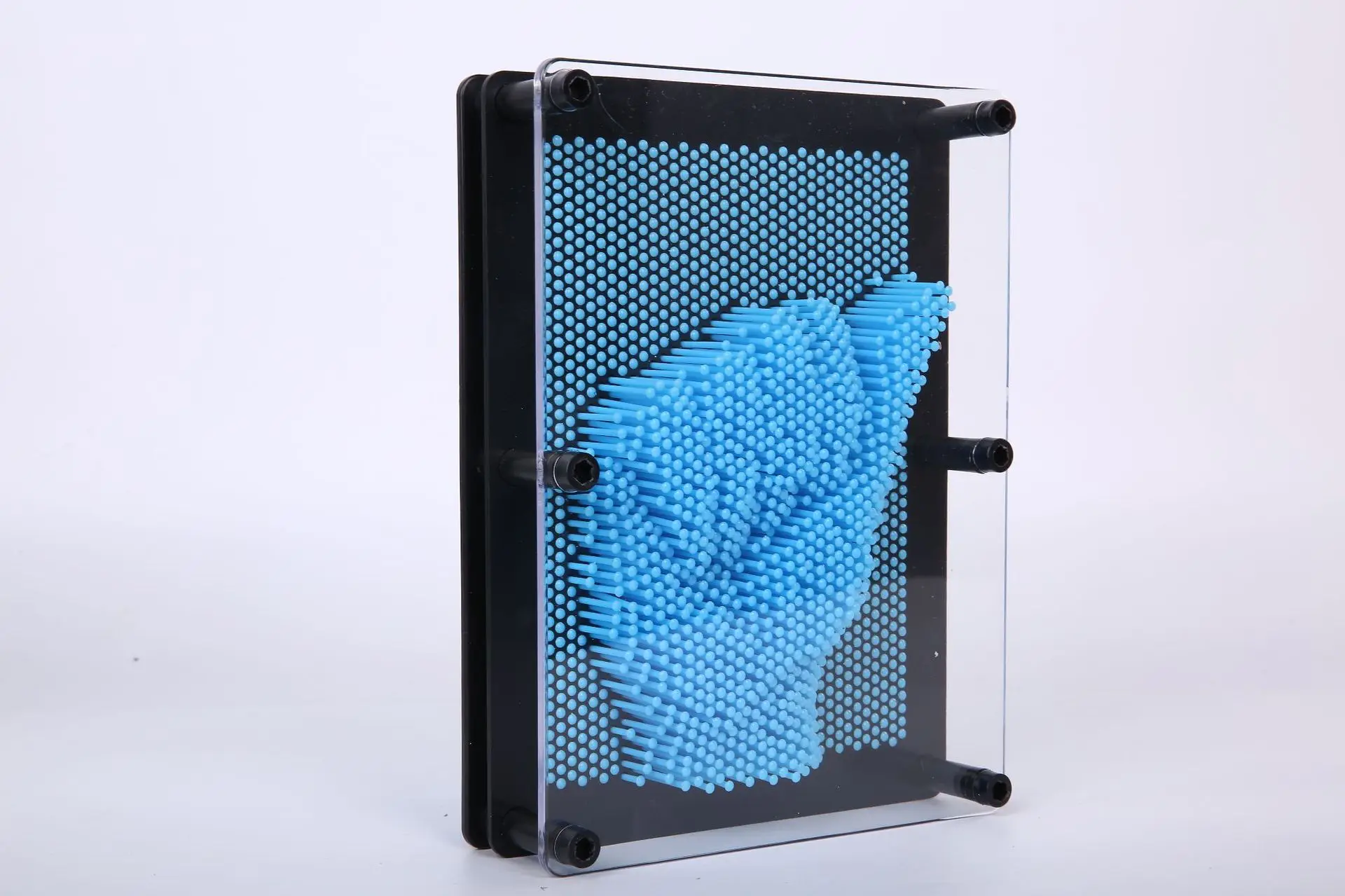 3D клон Pin Art 3D Скульптура Игла DIY модель для резьбы игрушка для детского творчества Pinart 3D красочная игла креативный набор игрушек - Color: Blue-L