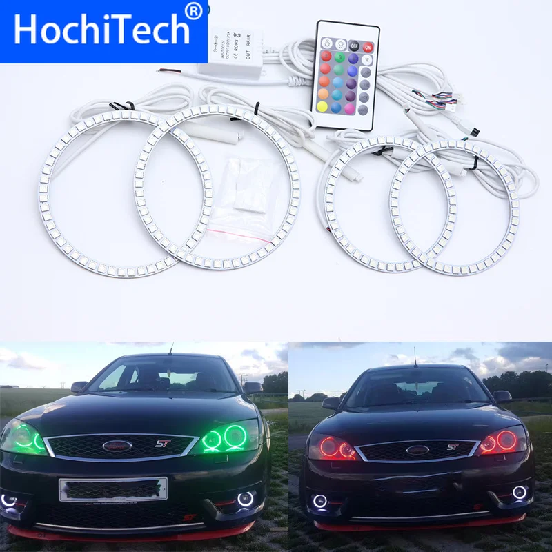 Для FORD Mondeo MK3 2001 2002 2003 2004 2005 2006 2007 Многоцветный комплект светодиодов глаза ангела