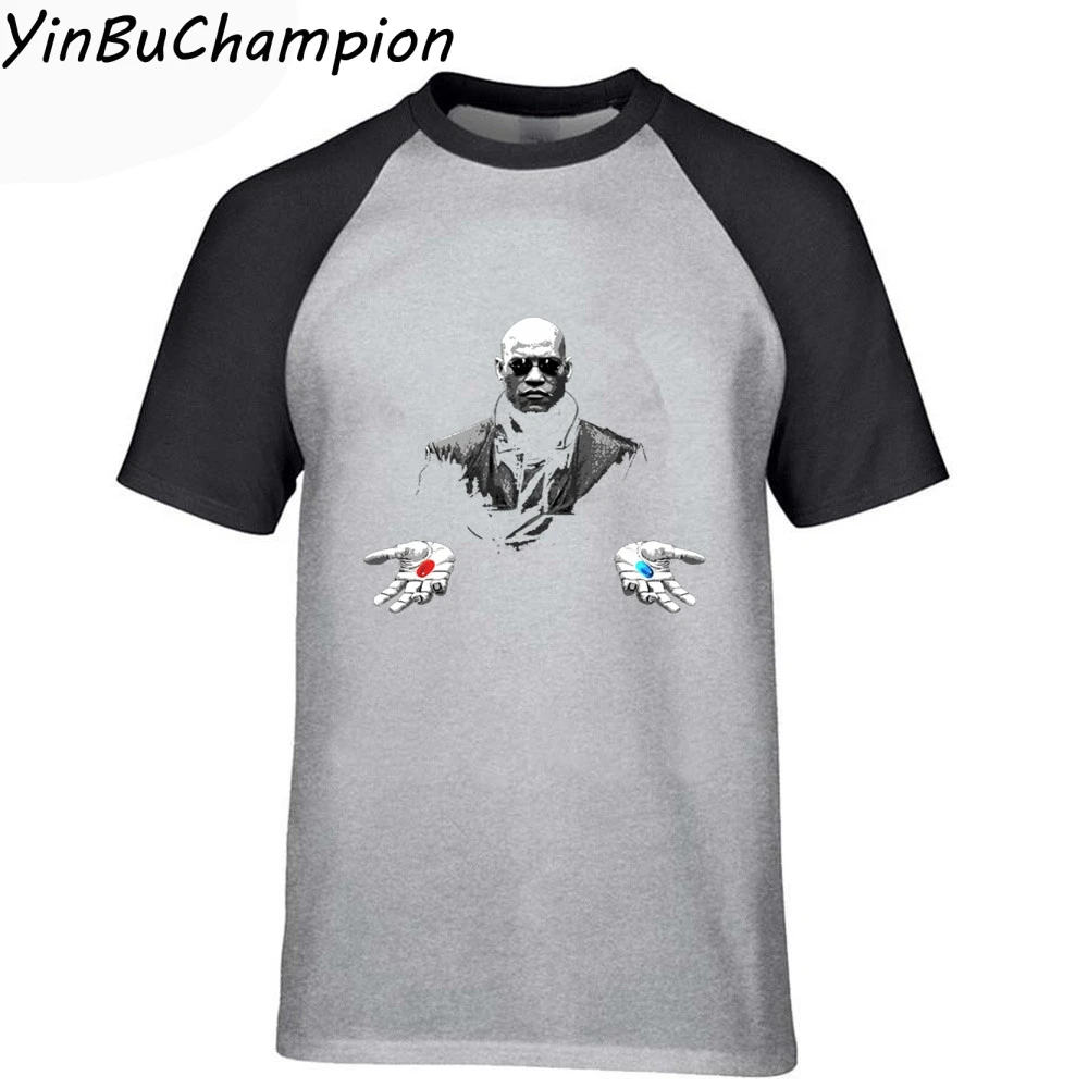 Morpheus Slim Fit Футболка Matrix Code Slim Fit футболки мужские с коротким рукавом Новые футболки уличная одежда черные мужские футболки для мальчиков XS-3XL - Цвет: 3