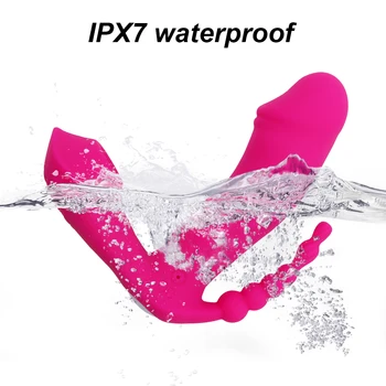 3 IN 1 Sucking Vibrator Sucker Anal Vagina Clitoris Stimulator 7 Modes Vibrating Wearable Oral Suction Erotic Sex Toys for Women 6