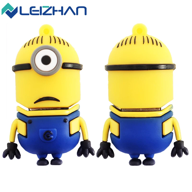 Интересный Флешка в форме героя мультика usb флэш накопитель 64 ГБ 32 16 8 4 Забавный