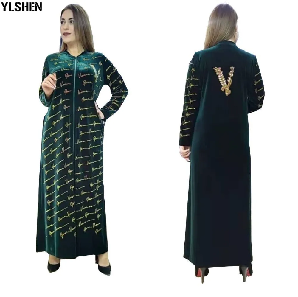 formal dresses south africa Velvet African Print Maxi Dresses for Women Evening Party Dress Dashiki Letters Africa Clothes Plus Size Casual Christmas Robe african attire